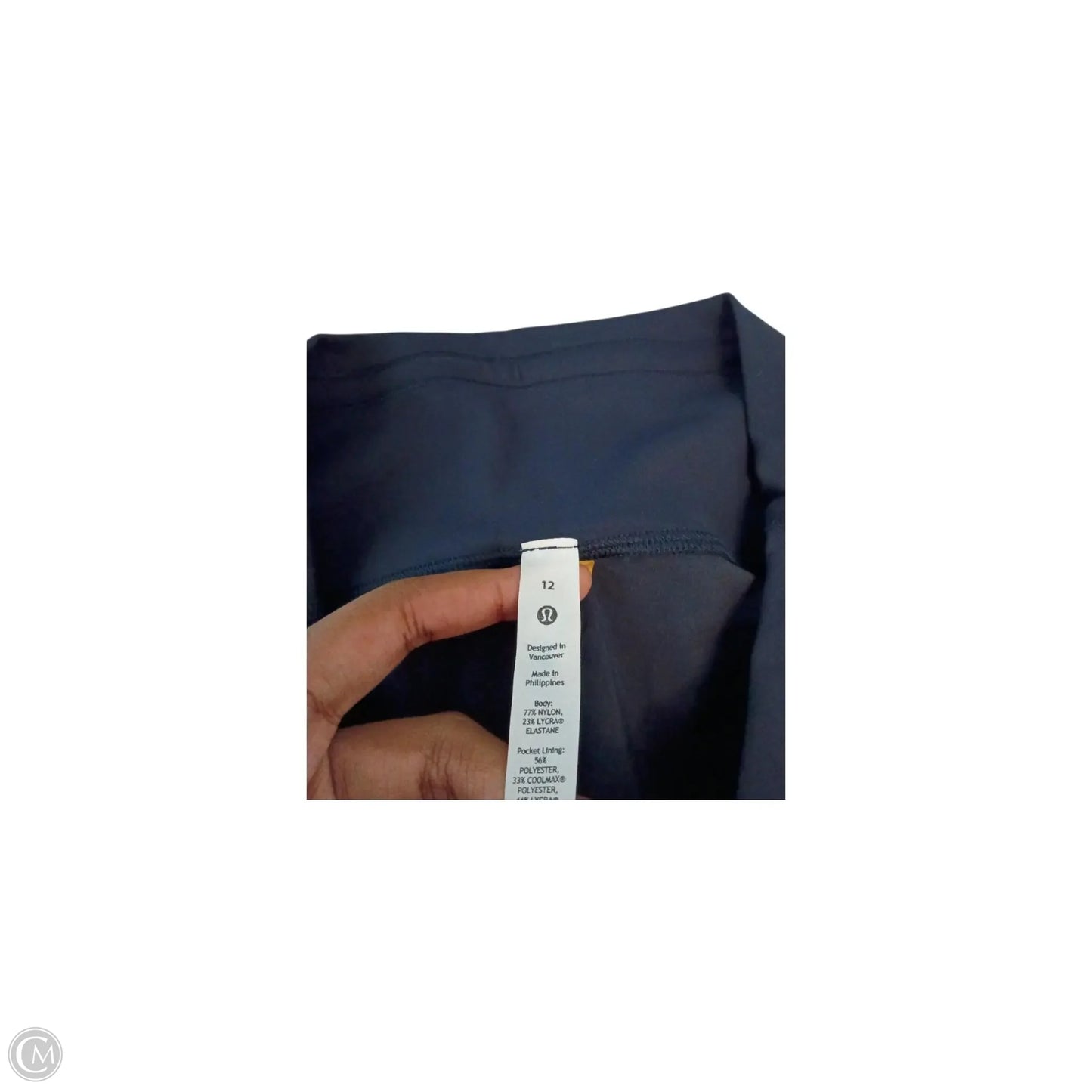 Athletic Leggings By Lululemon In Blue, Size: 12