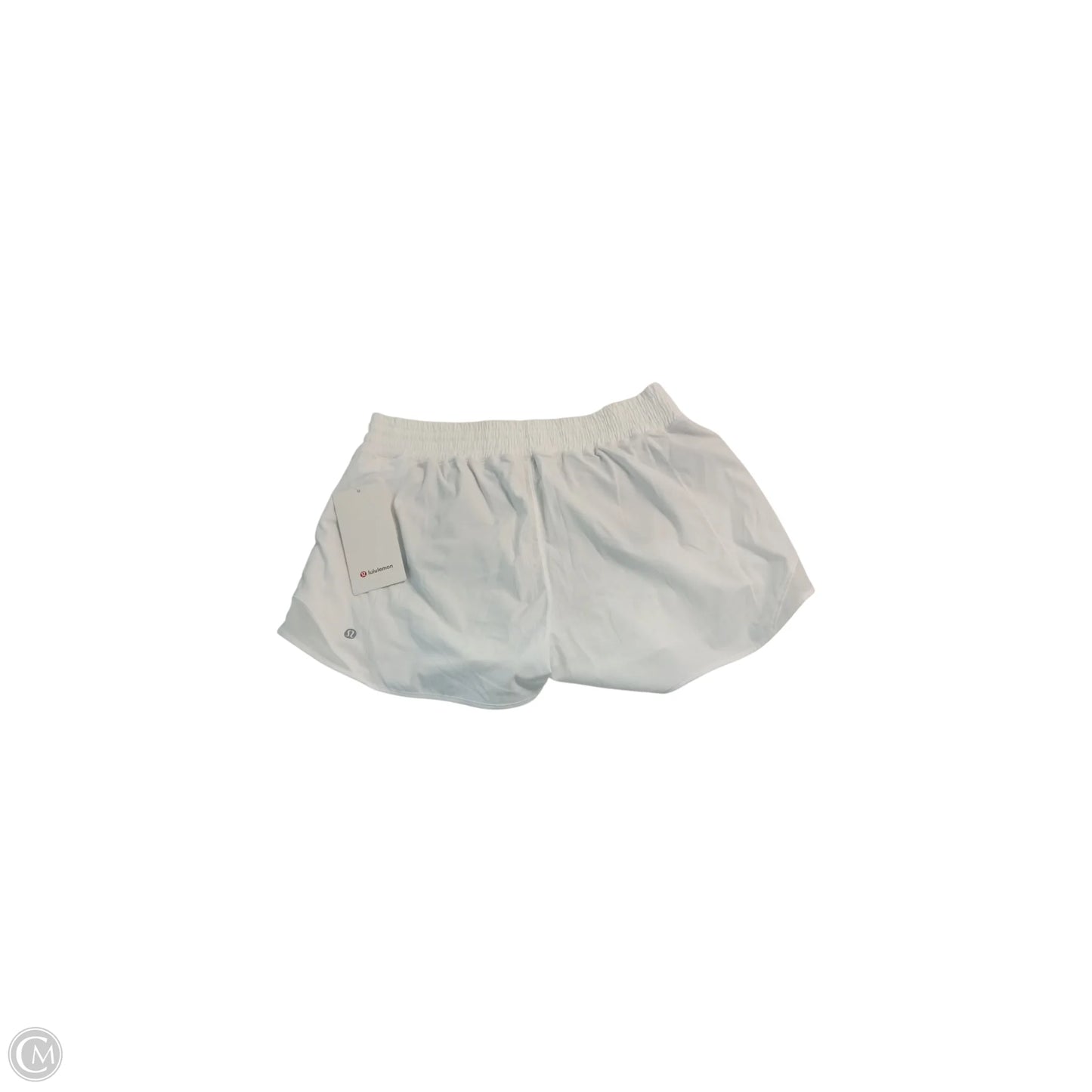 Athletic Shorts By Lululemon In White, Size: 14