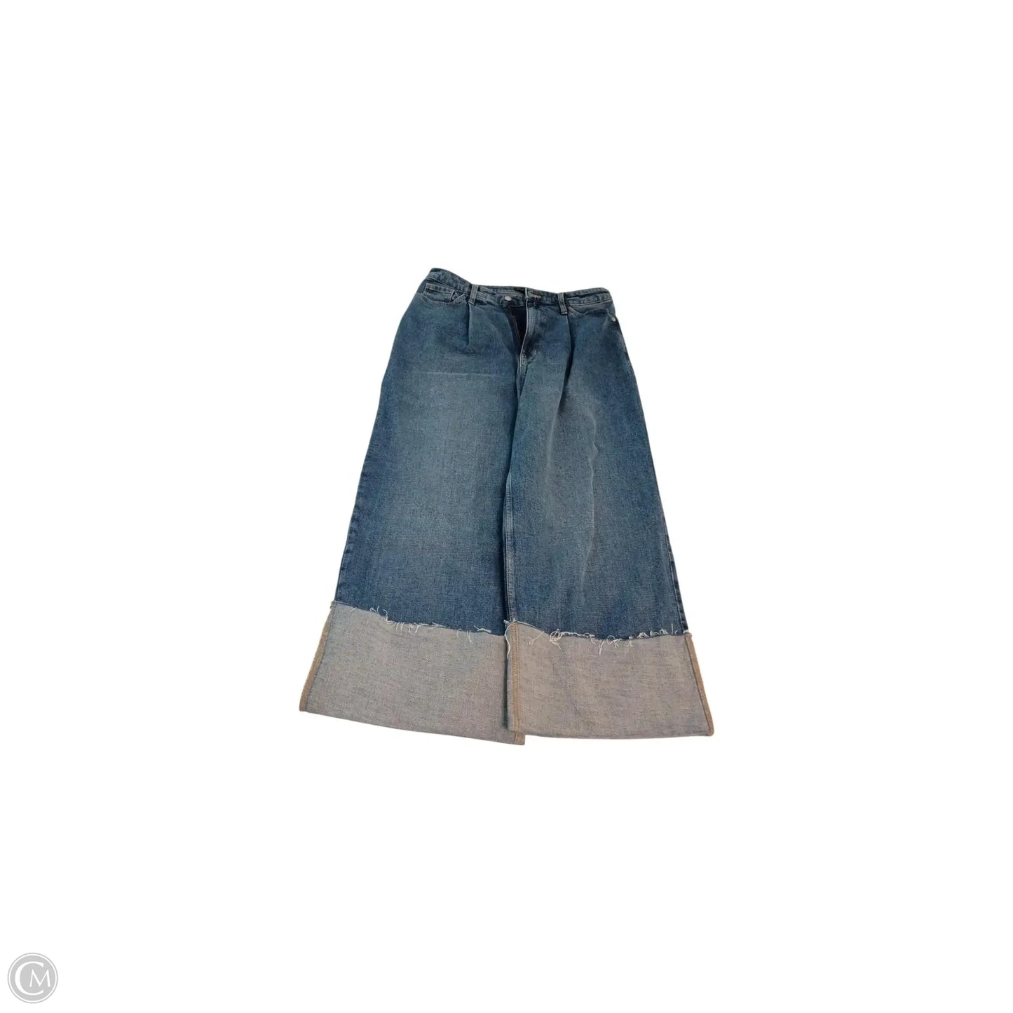 Jeans Wide Leg By Banana Republic In Blue, Size: 12