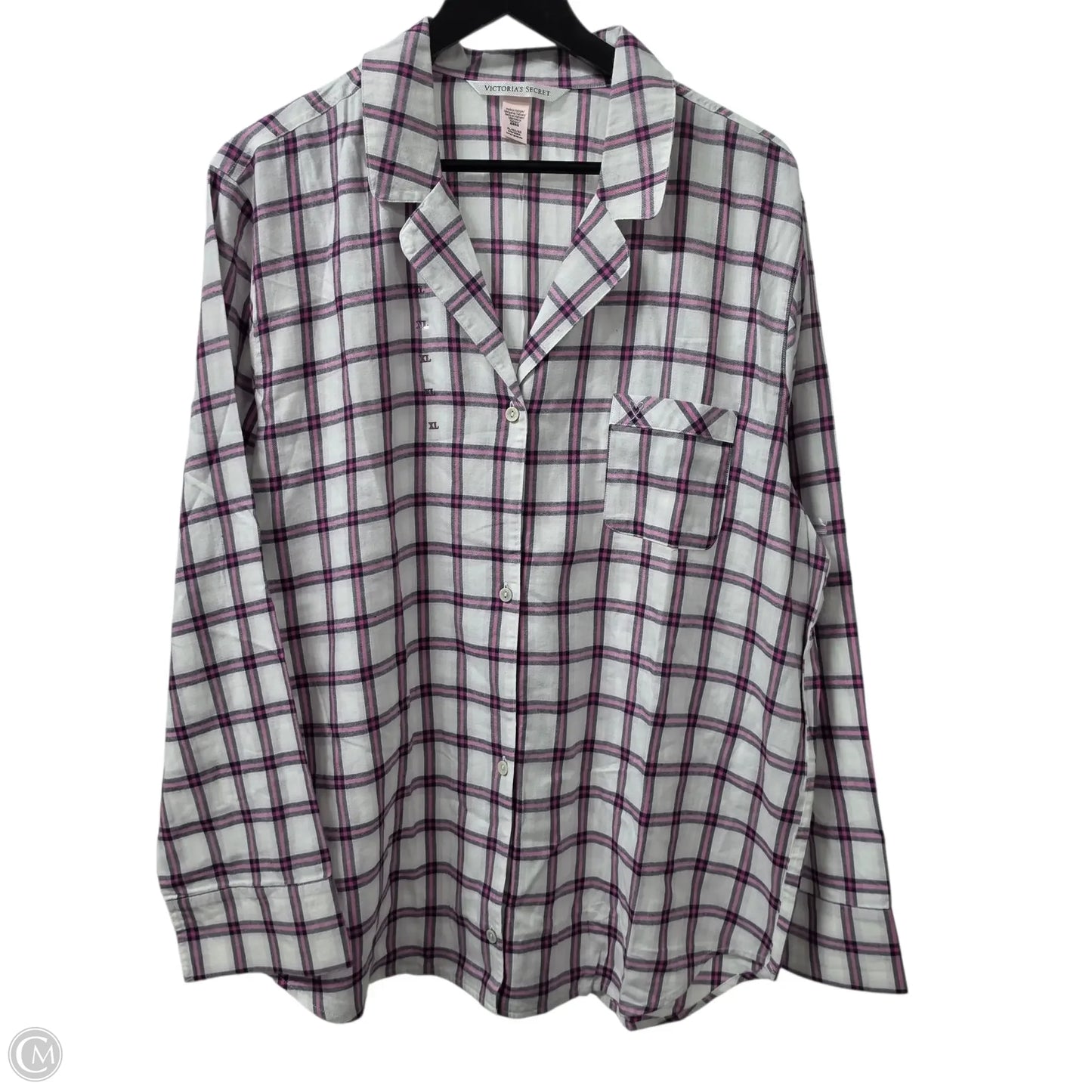 Pajamas 2pc By Victorias Secret In Plaid Pattern, Size: Xl