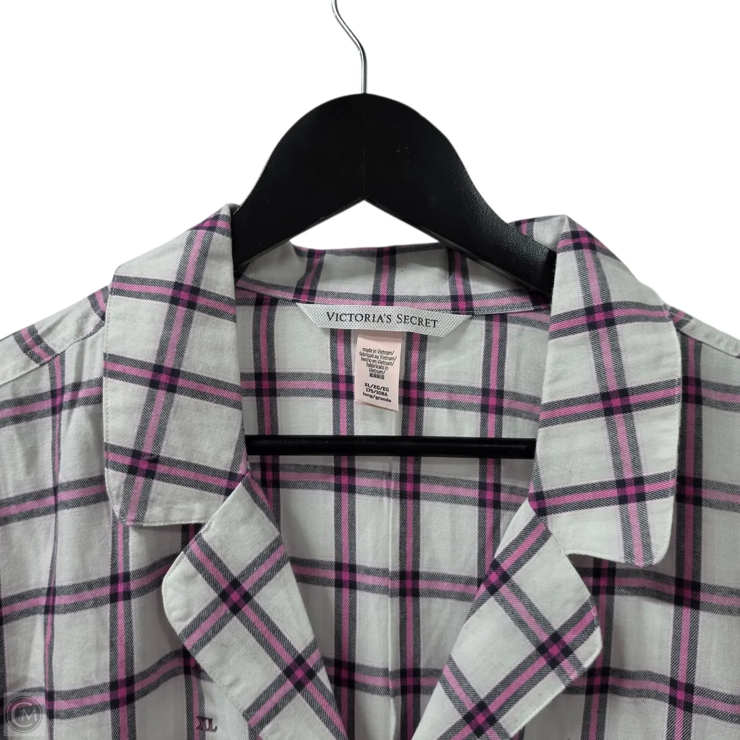 Pajamas 2pc By Victorias Secret In Plaid Pattern, Size: Xl