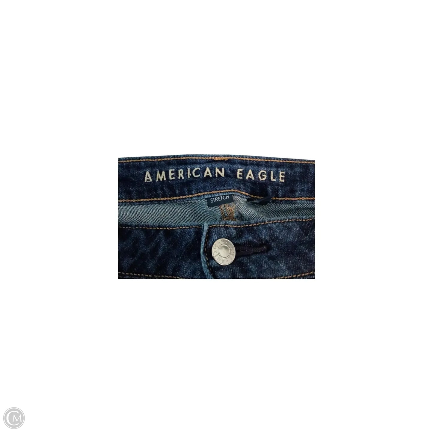 Jeans Wide Leg By American Eagle In Blue, Size: 14l