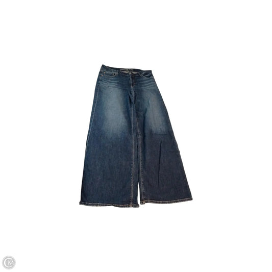 Jeans Straight By American Eagle In Blue, Size: 14l
