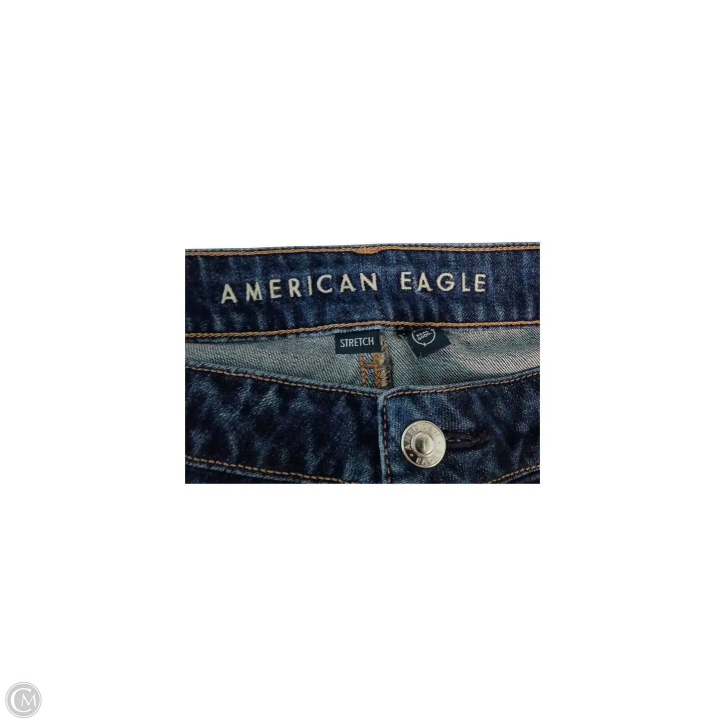 Jeans Straight By American Eagle In Blue, Size: 14l