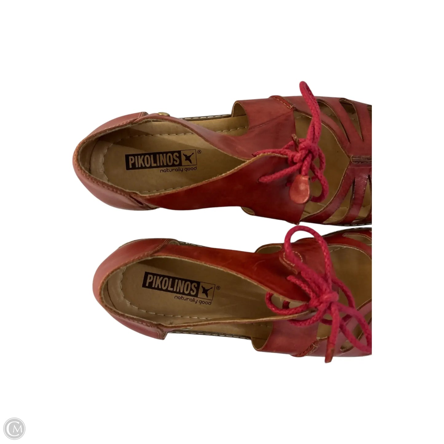 Sandals Flats By Pikolinos In Red, Size: 8