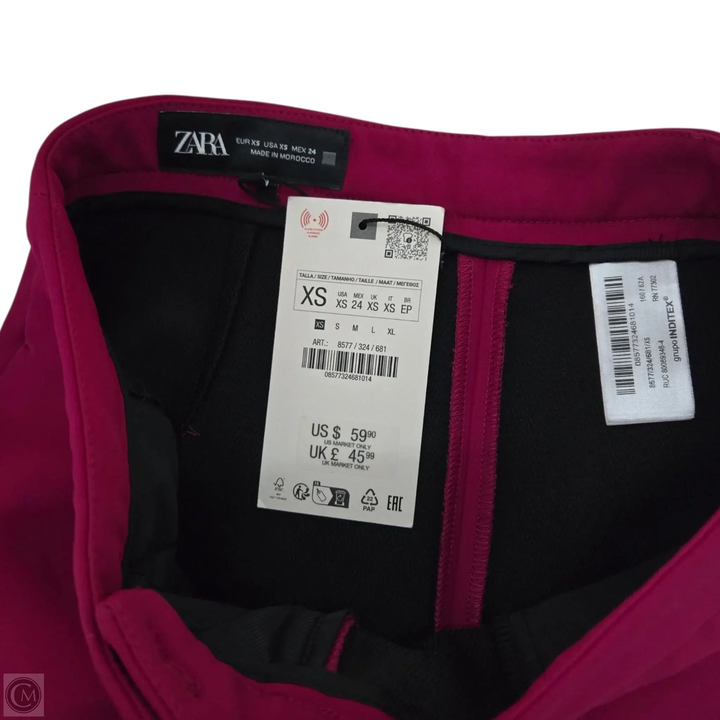 Pants Dress By Zara In Pink, Size: Xs
