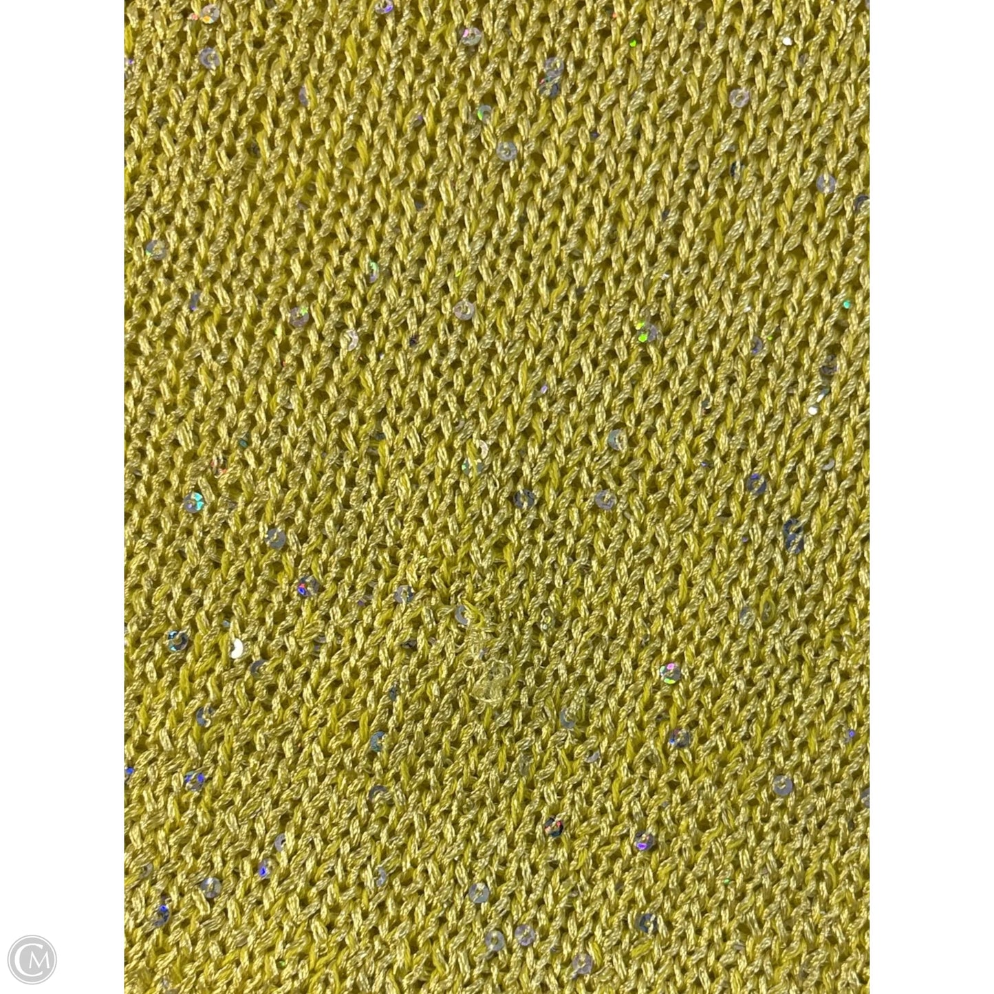 Top Sleeveless Basic By Clothes Mentor In Yellow, Size: Xs
