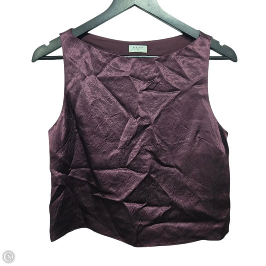 Top Sleeveless Basic By Babaton In Maroon, Size: Xs