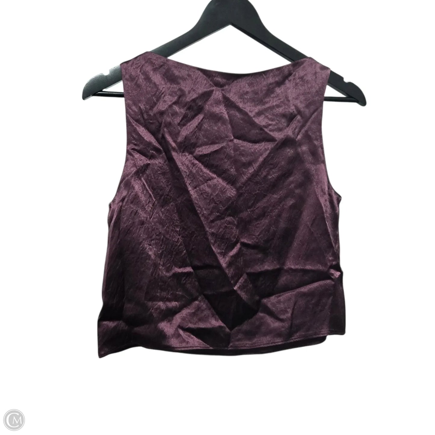 Top Sleeveless Basic By Babaton In Maroon, Size: Xs
