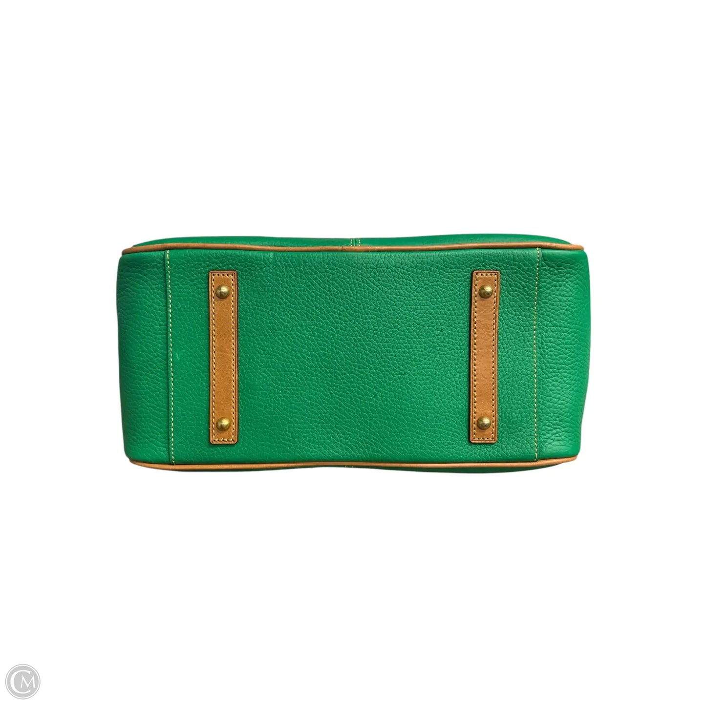 Handbag Designer By Dooney And Bourke, Size: Large Green Pebbled Tote Bag