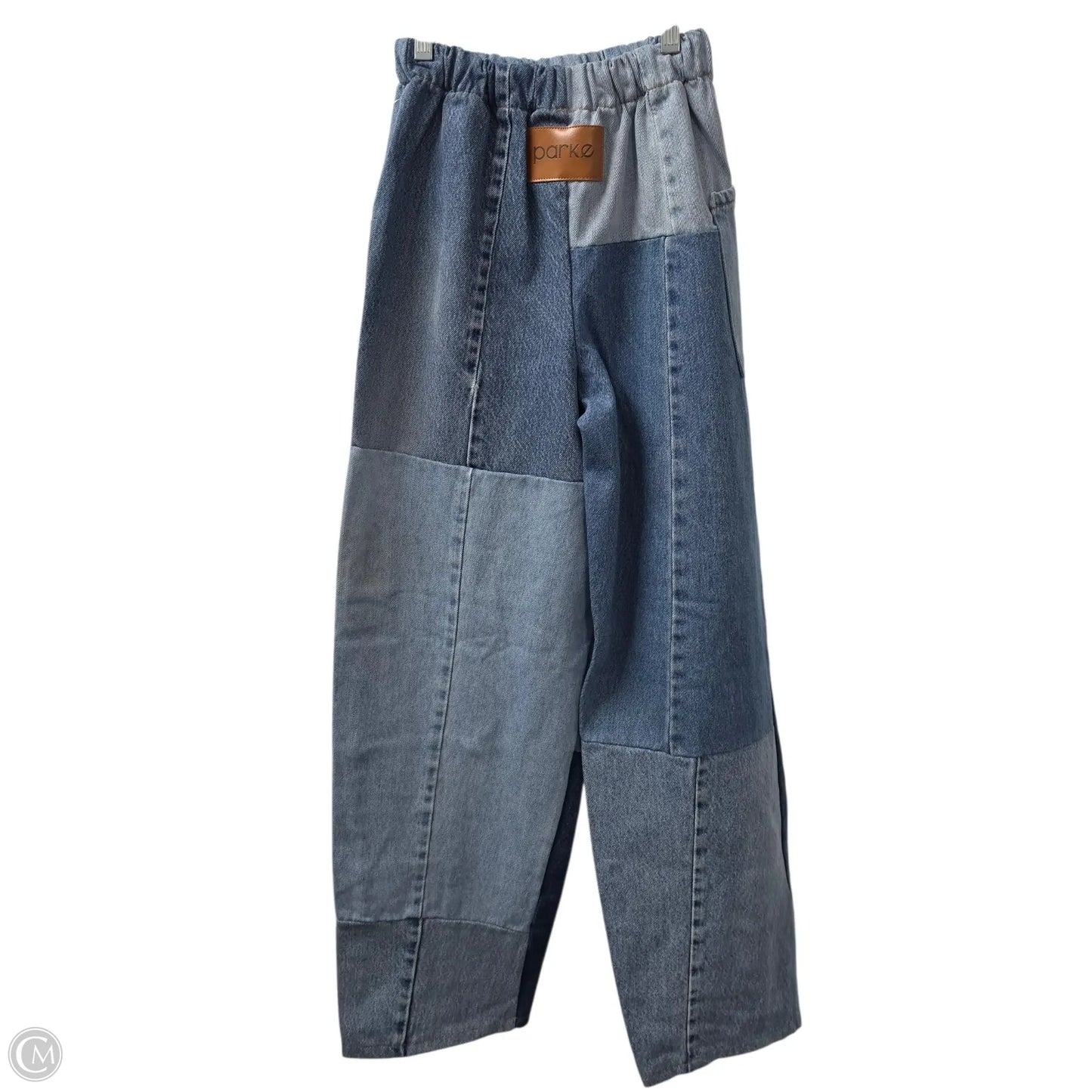 Jeans Wide Leg By Parke In Blue, Size: Xs