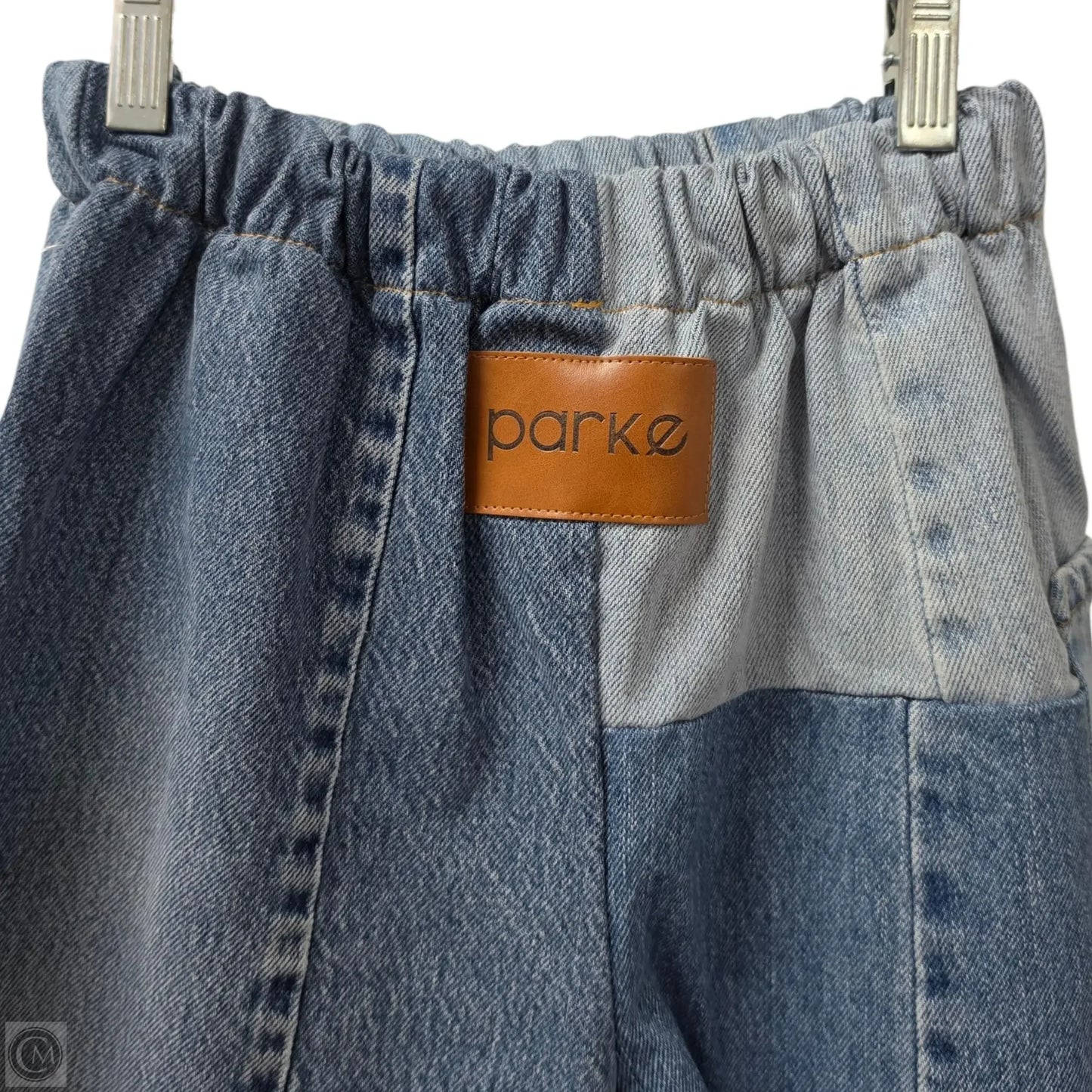 Jeans Wide Leg By Parke In Blue, Size: Xs