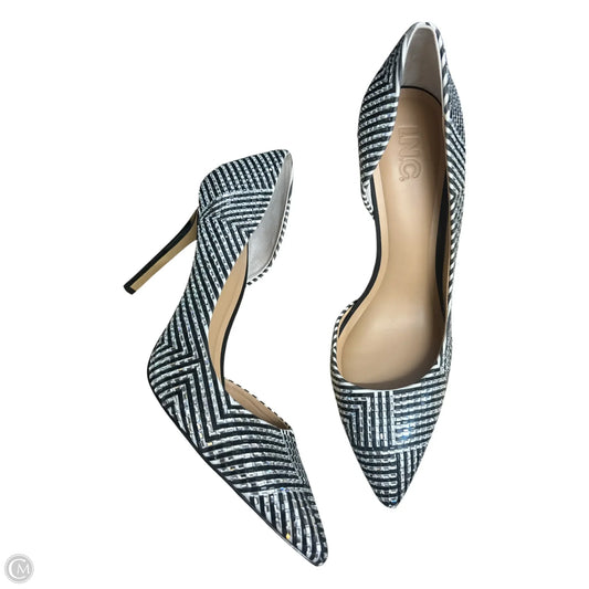 Shoes Heels Stiletto By Inc In Silver, Size: 11