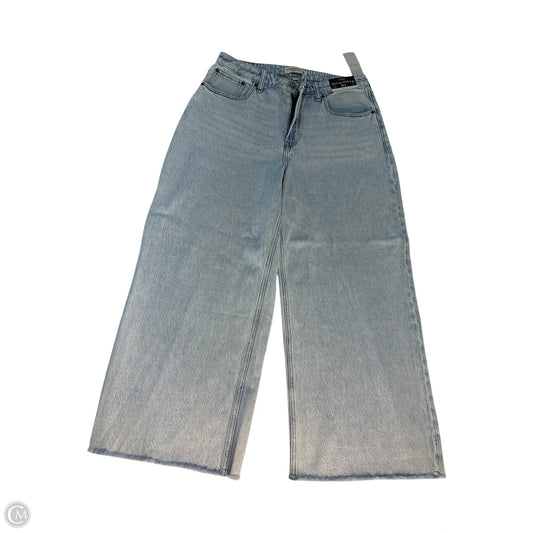 Jeans Wide Leg By Abercrombie And Fitch In Blue, Size: 8