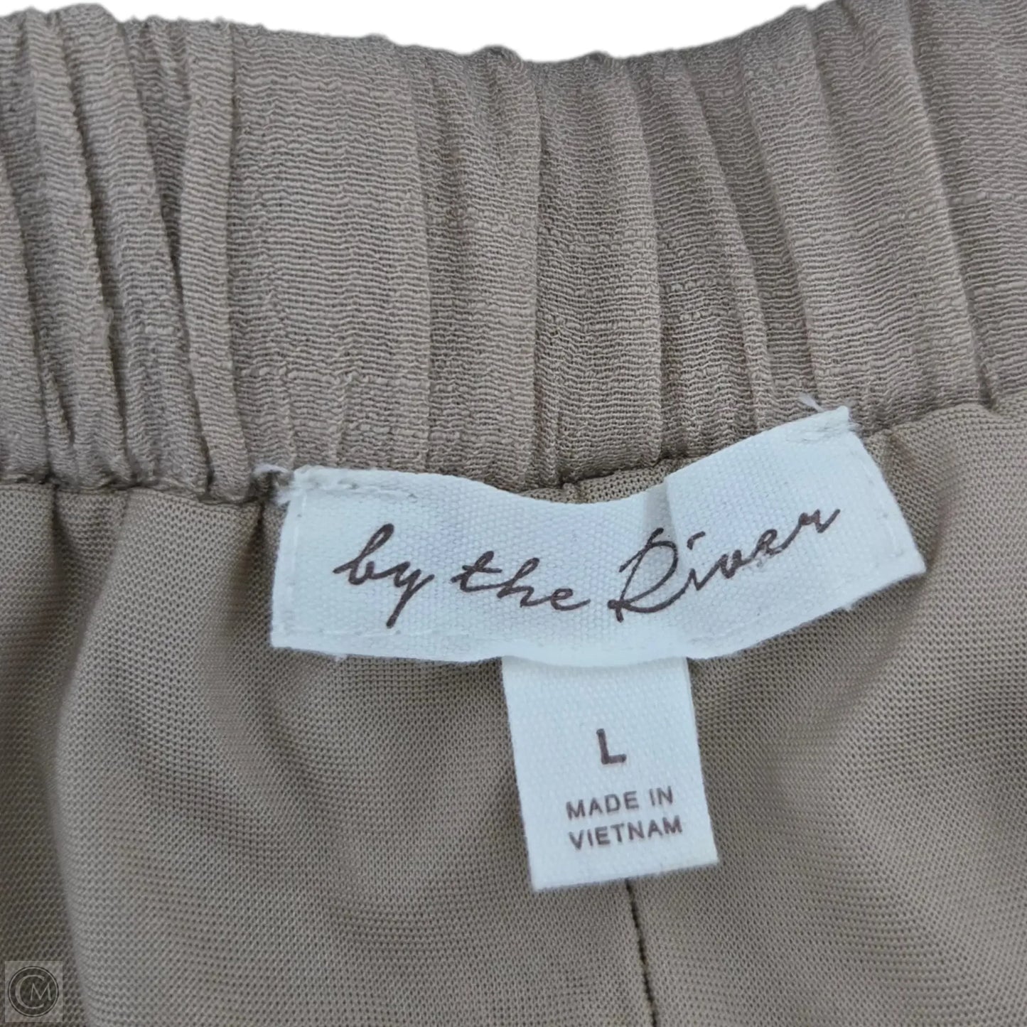 Dress Casual Midi By By The River In Tan, Size: L