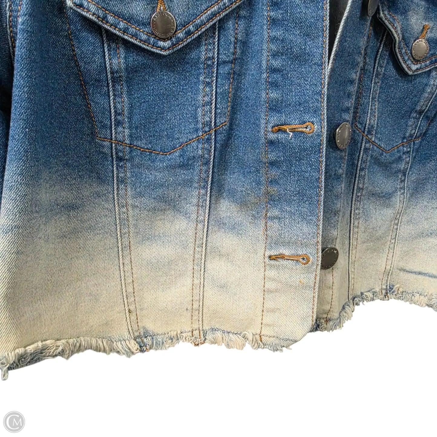 Jacket Denim By Lane Bryant In Blue, Size: 18