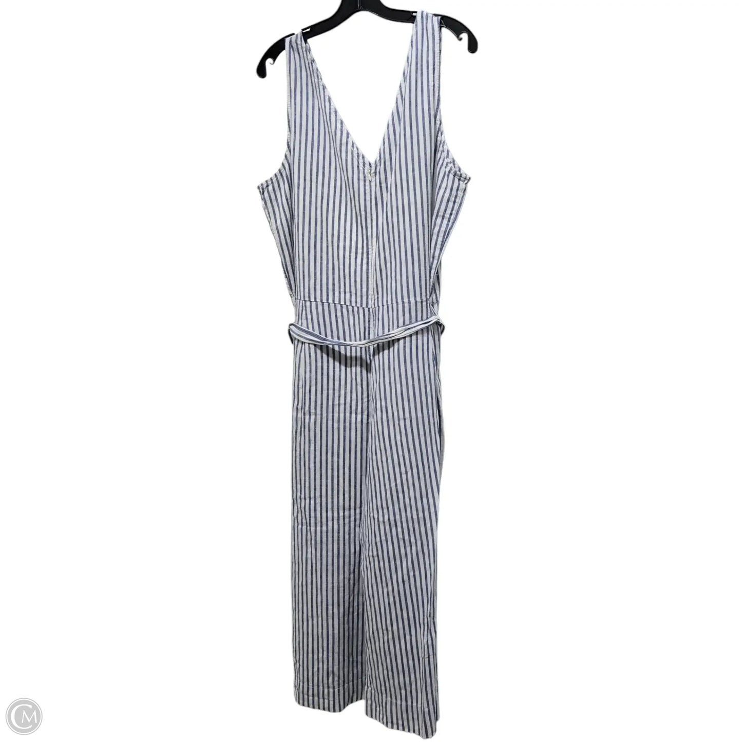 Jumpsuit By Beachlunchlounge In Blue & White, Size: Xl
