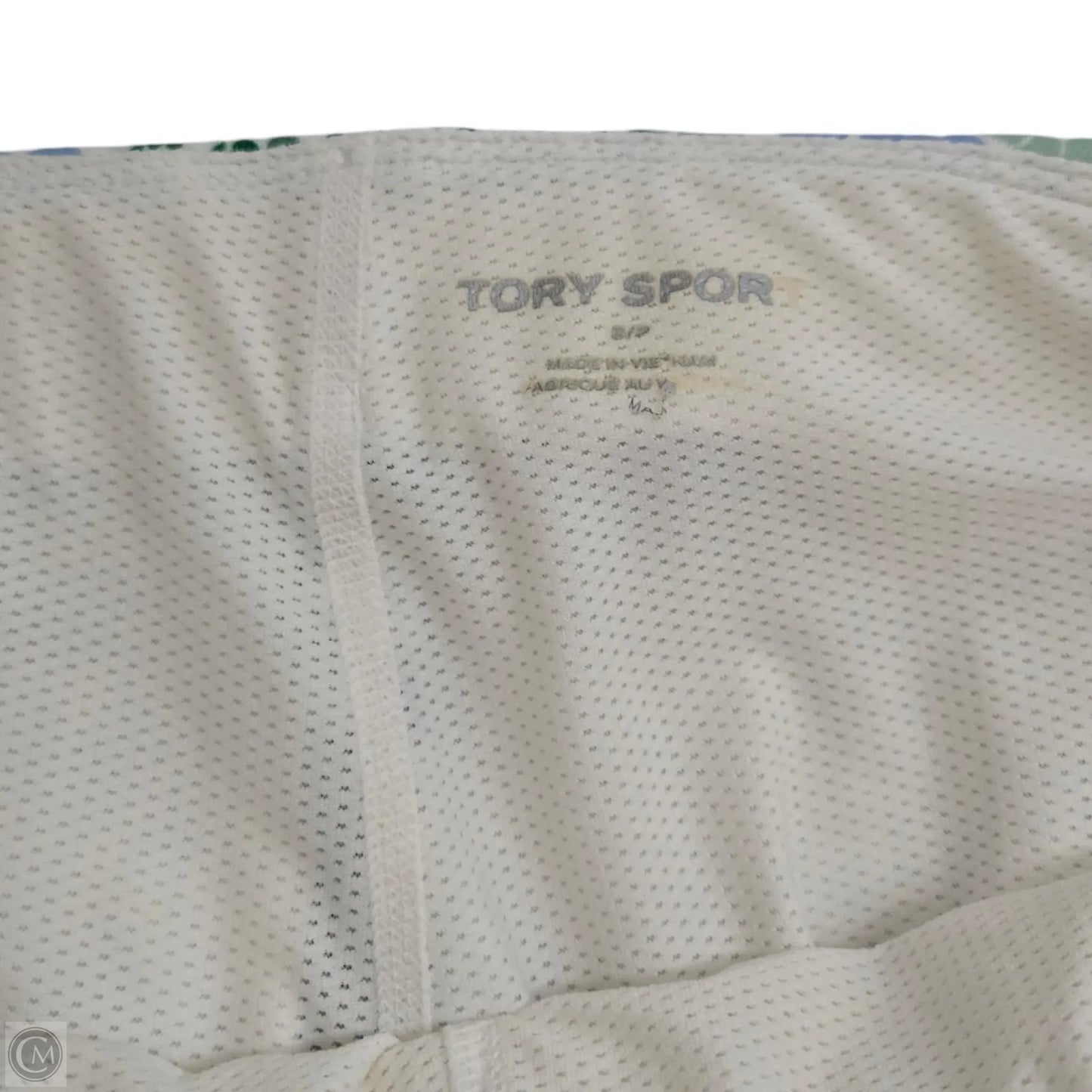 Skort Designer By Tory Burch In Blue & Green, Size: S