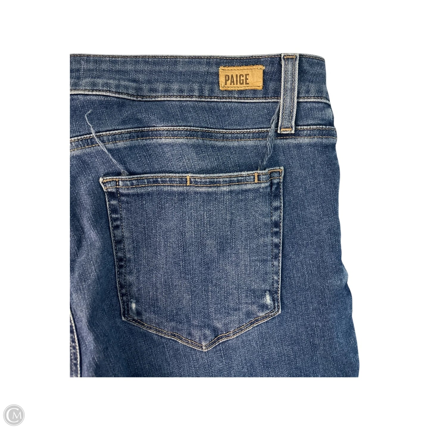 Jeans Skinny By Paige In Blue, Size: 12