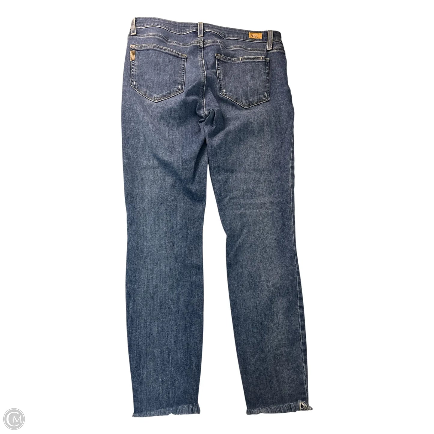 Jeans Skinny By Paige In Blue, Size: 12