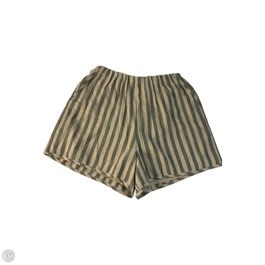 Shorts By Clothes Mentor In Green & Tan, Size: S