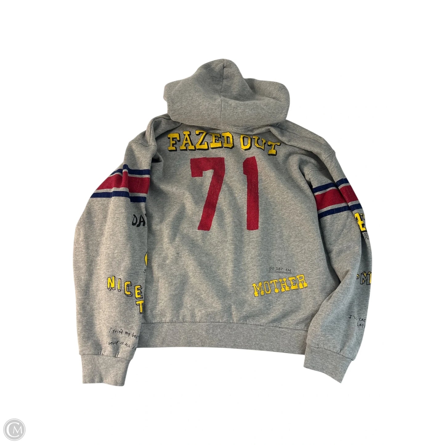 Sweatshirt Hoodie By Mother In Grey, Size: S