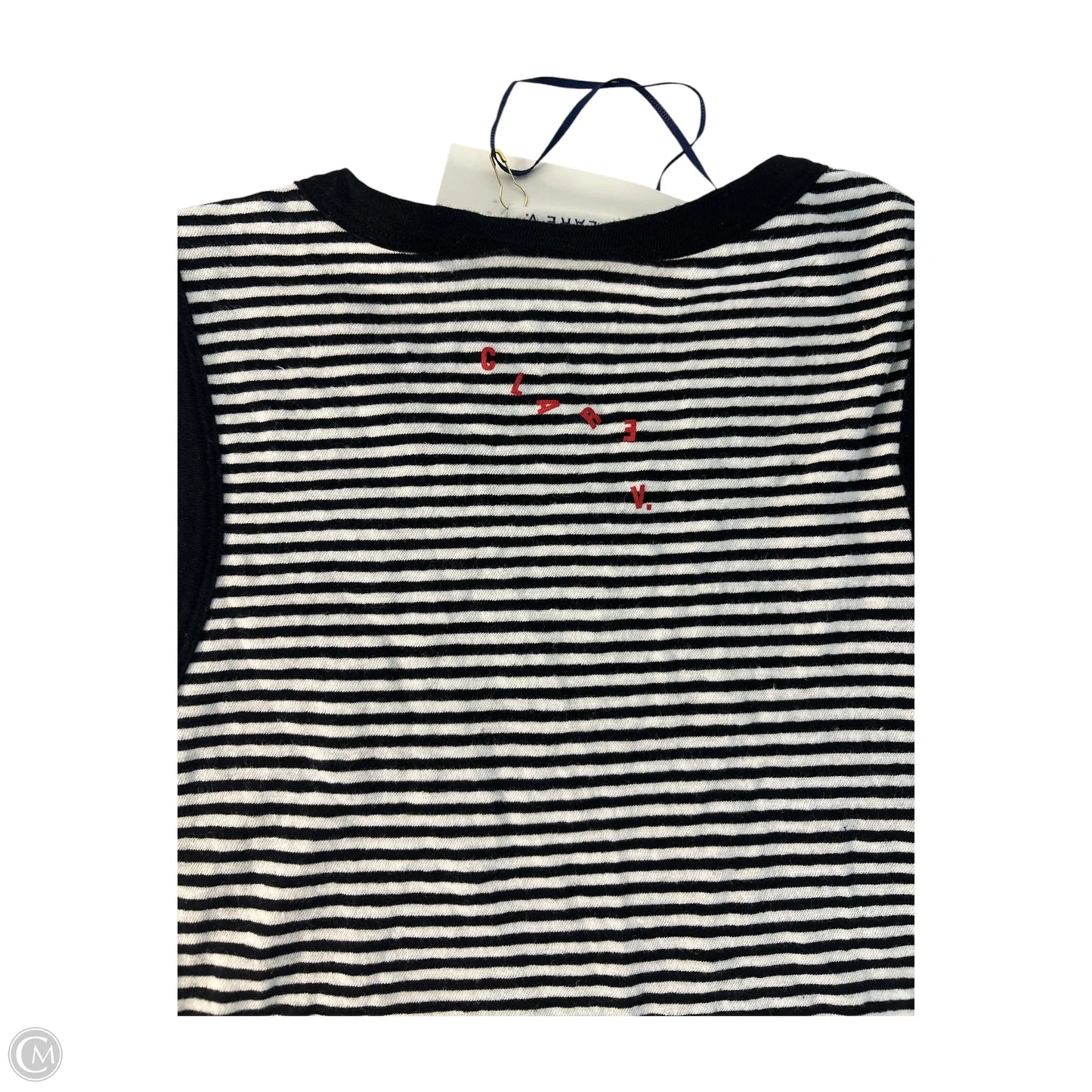 Top Sleeveless By Clare V. In Striped Pattern, Size: S