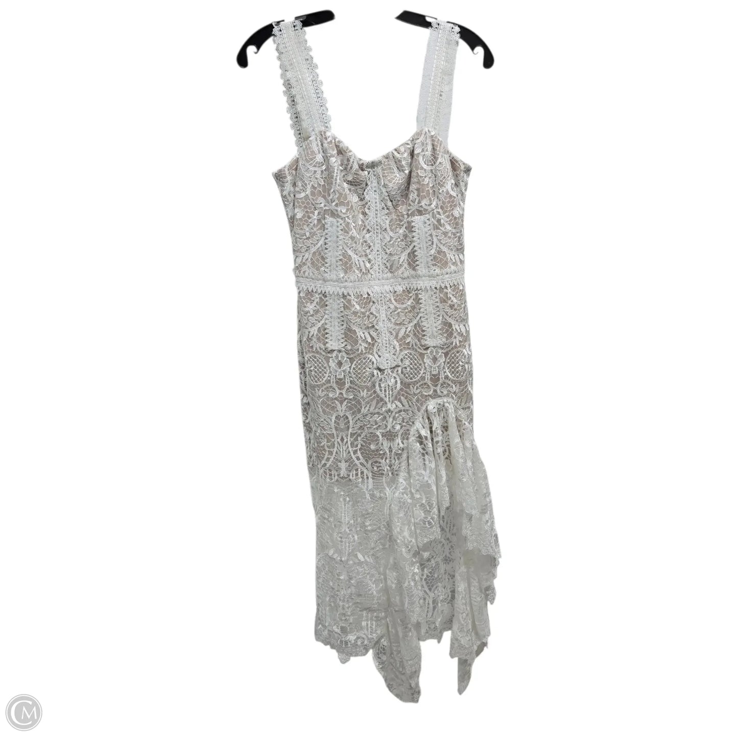 Dress Casual Midi By Bronx And Banco In White, Size: L