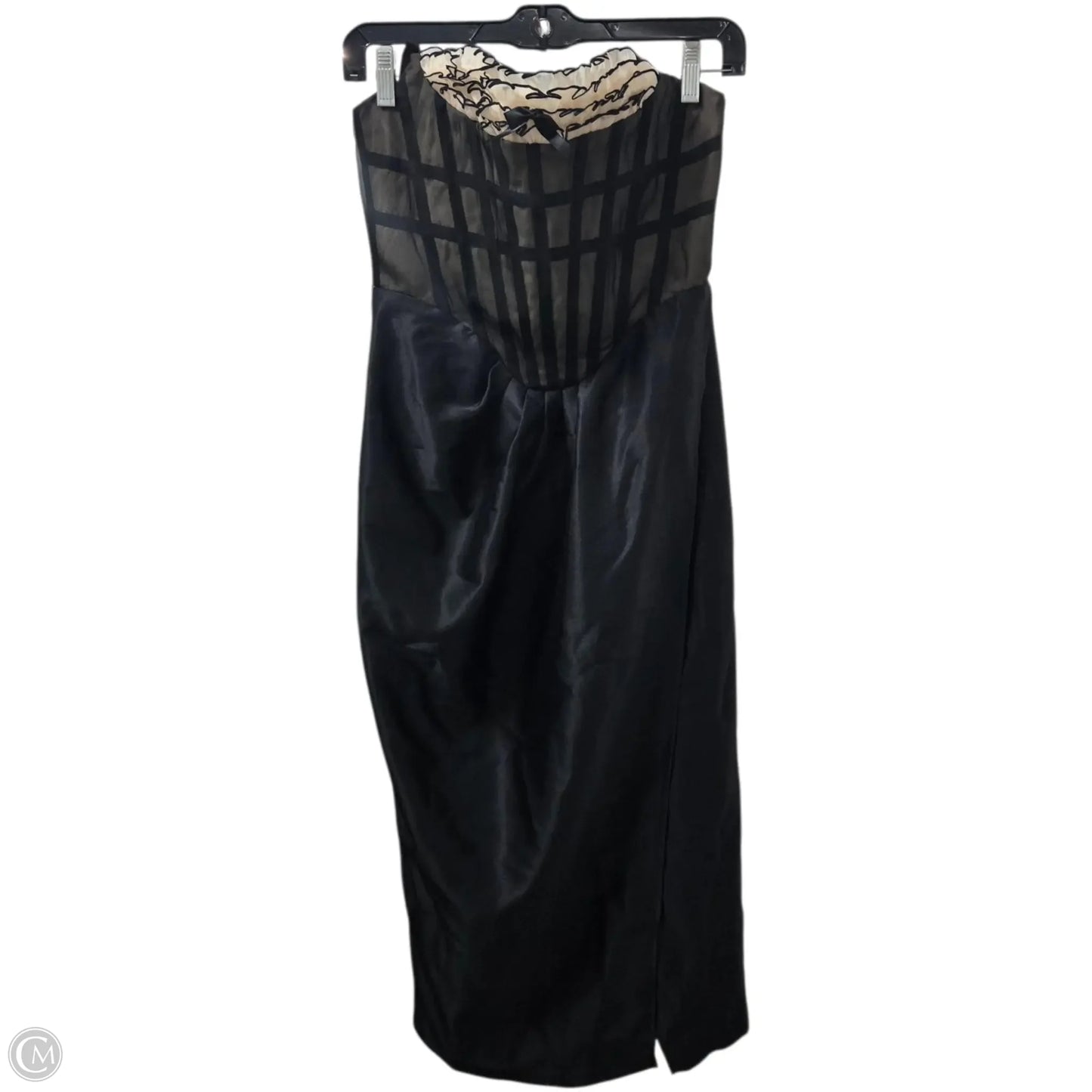 Dress Casual Midi By Clothes Mentor In Black, Size: L