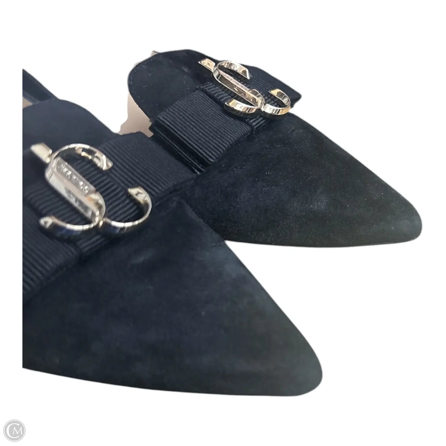 Shoes Luxury Designer By Jimmy Choo In Black, Size: