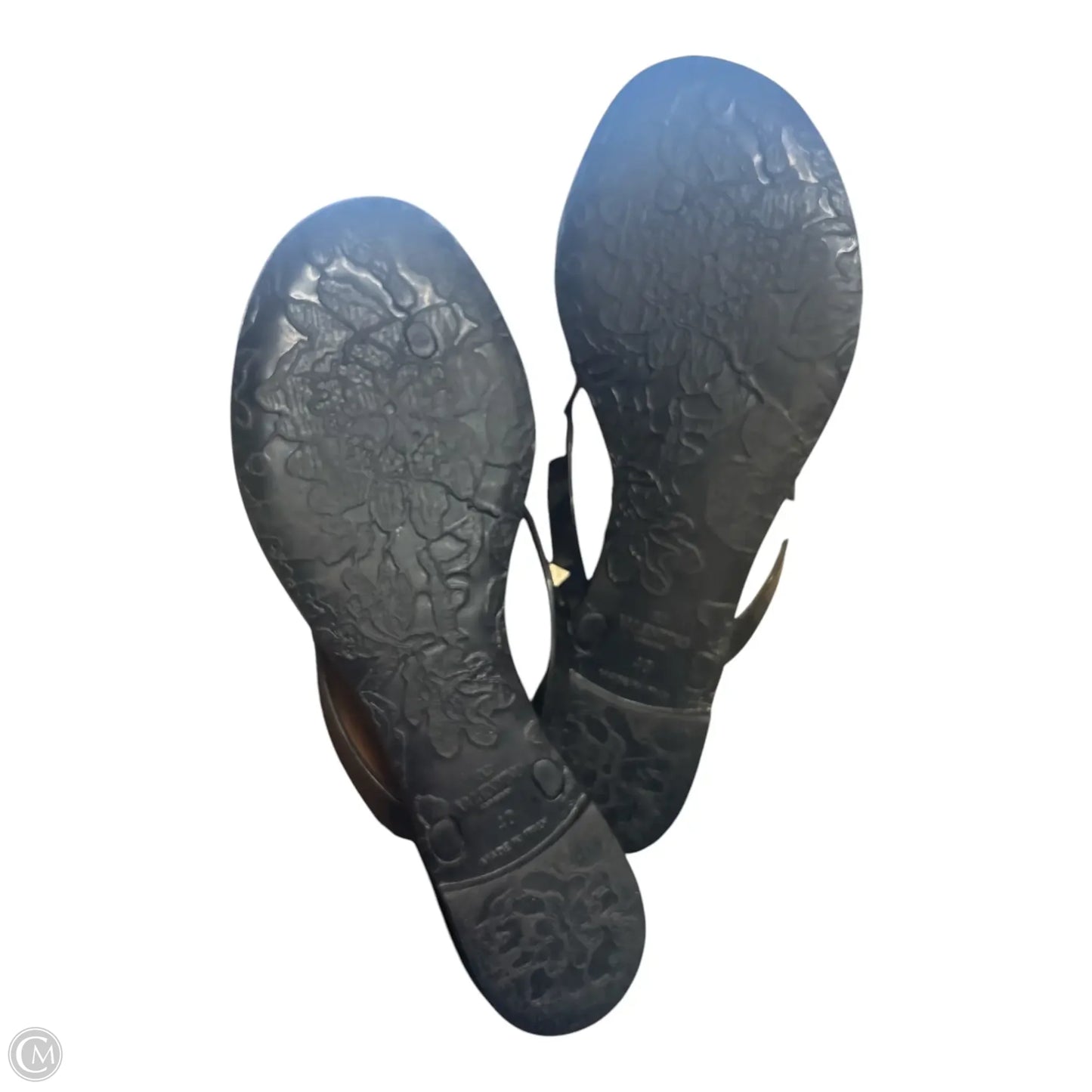 Sandals Luxury Designer By Valentino-garavani In Black, Size: