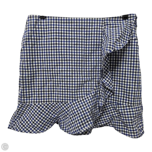 Athletic Skort By Polo Ralph Lauren In Blue & White, Size: 4