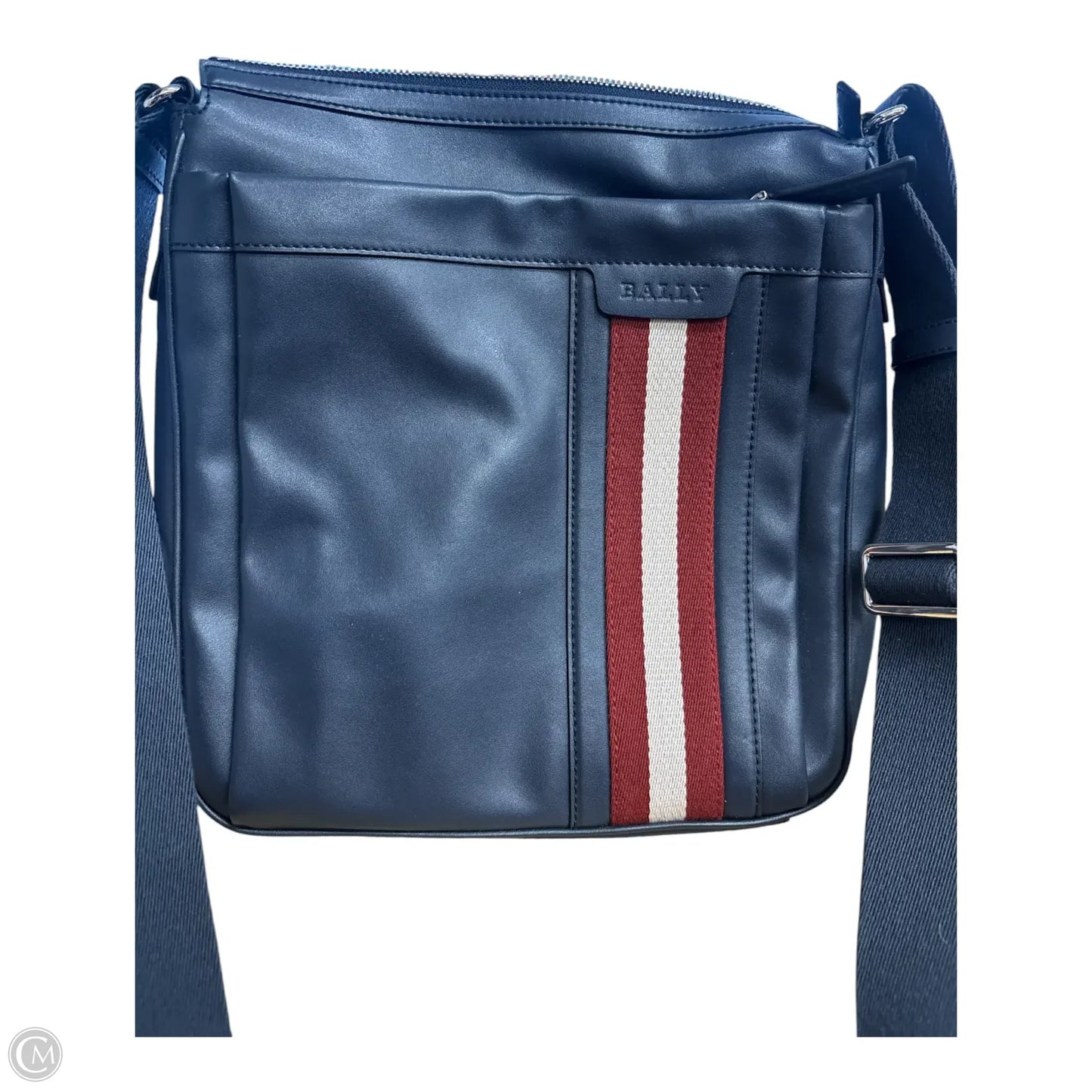 Handbag Leather By Bally, Size: Medium