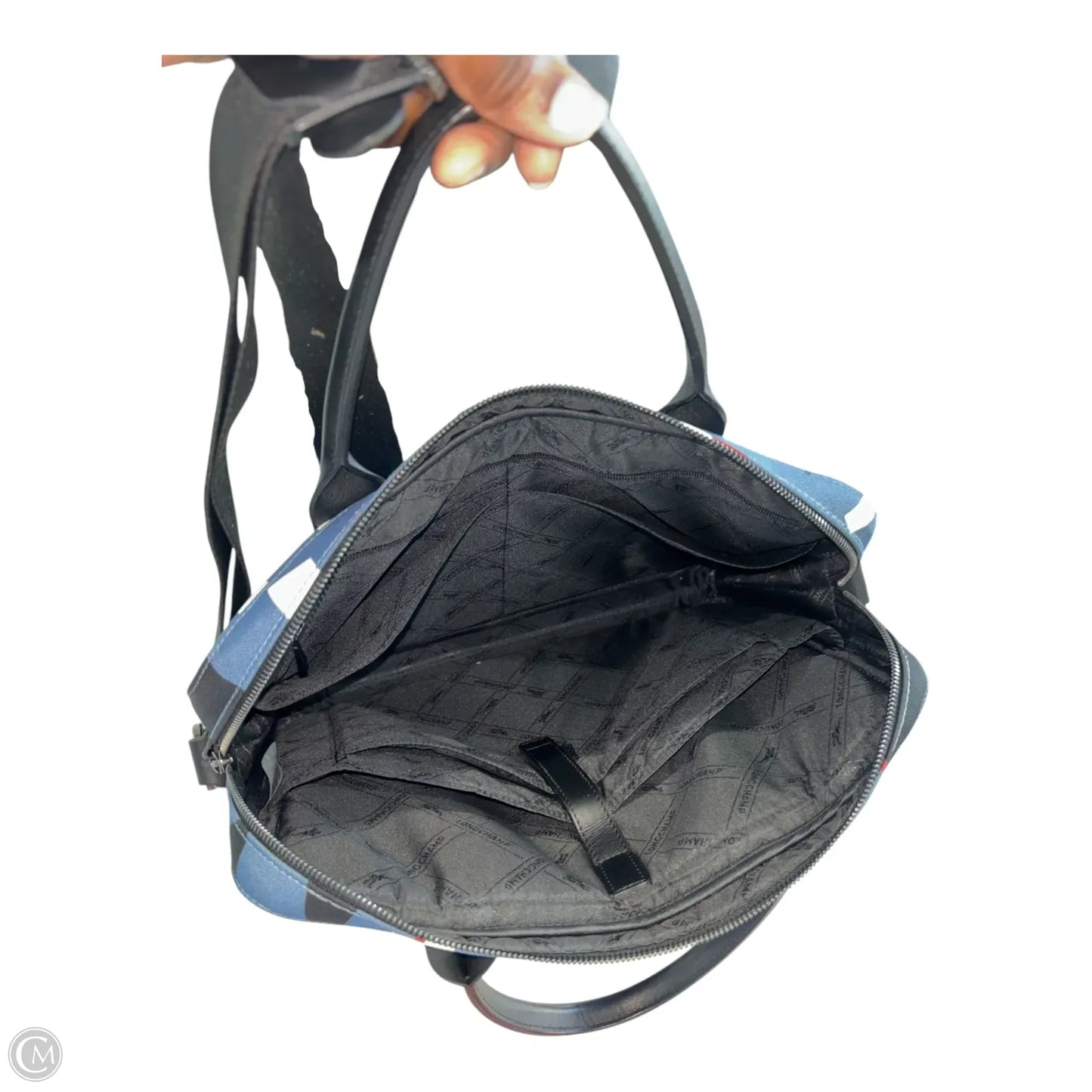 Laptop Bag Designer By Longchamp, Size: Large