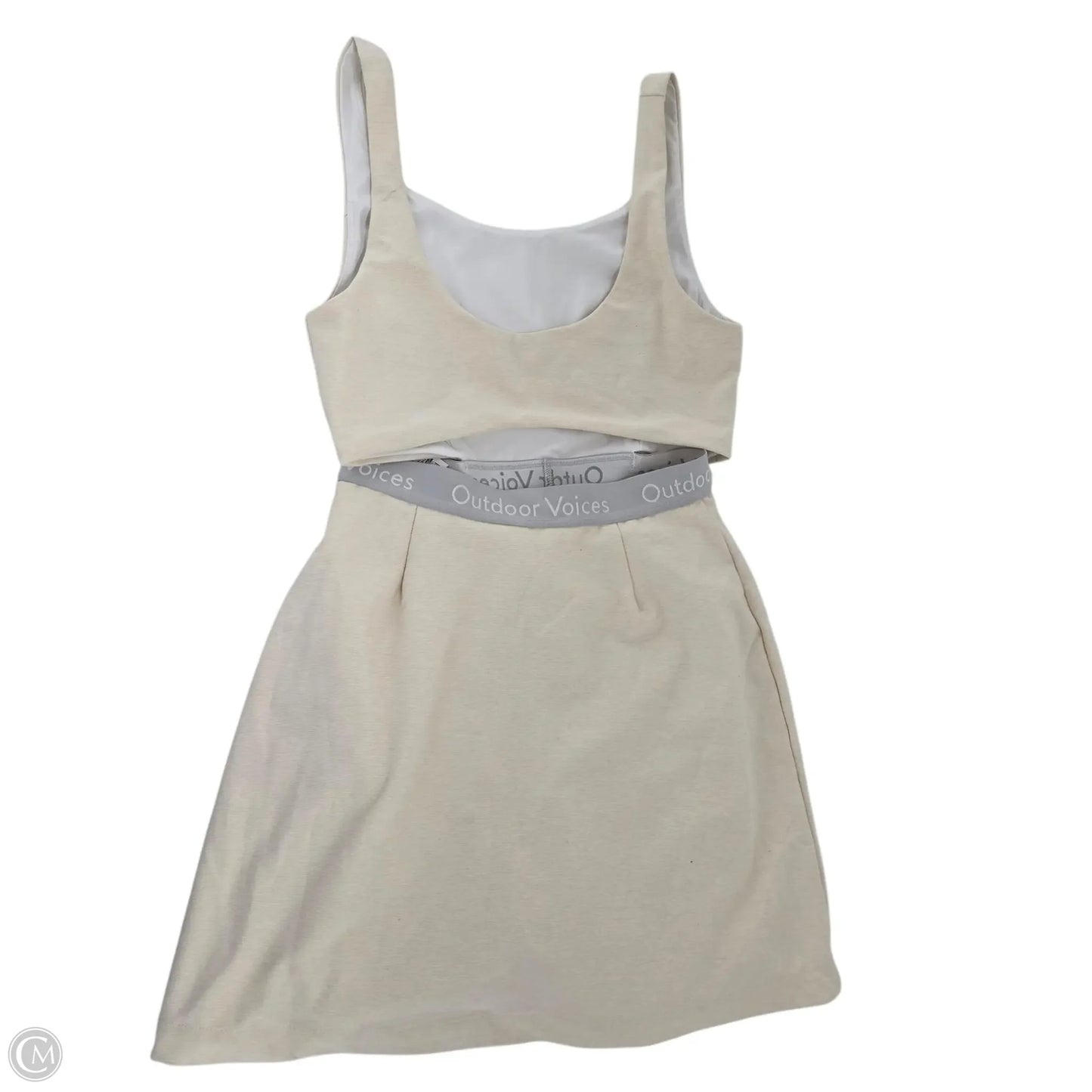 Athletic Dress By Outdoor Voices In Cream, Size: Xs