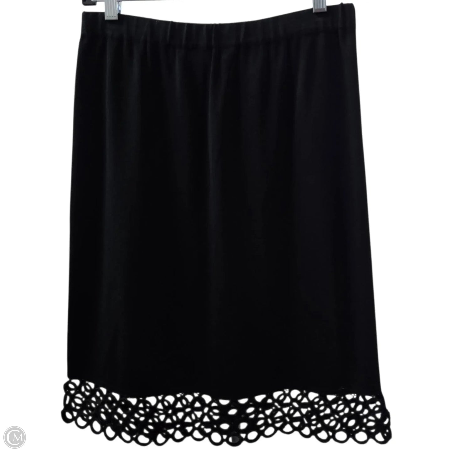 Skirt Midi By Ming Wang In Black, Size: Sp