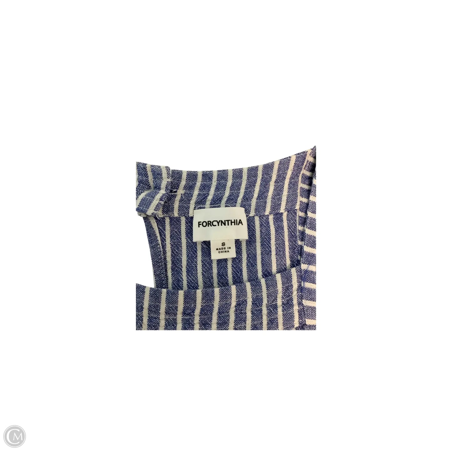 Tunic Sleeveless By For Cynthia In Blue, Size: S