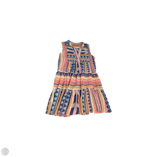 Dress Casual Midi By Devotion Twins In Blue & Pink, Size: S