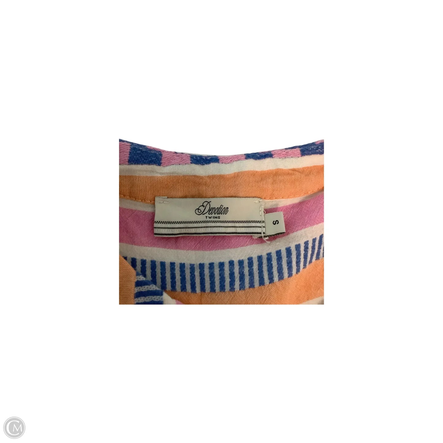 Dress Casual Midi By Devotion Twins In Blue & Pink, Size: S