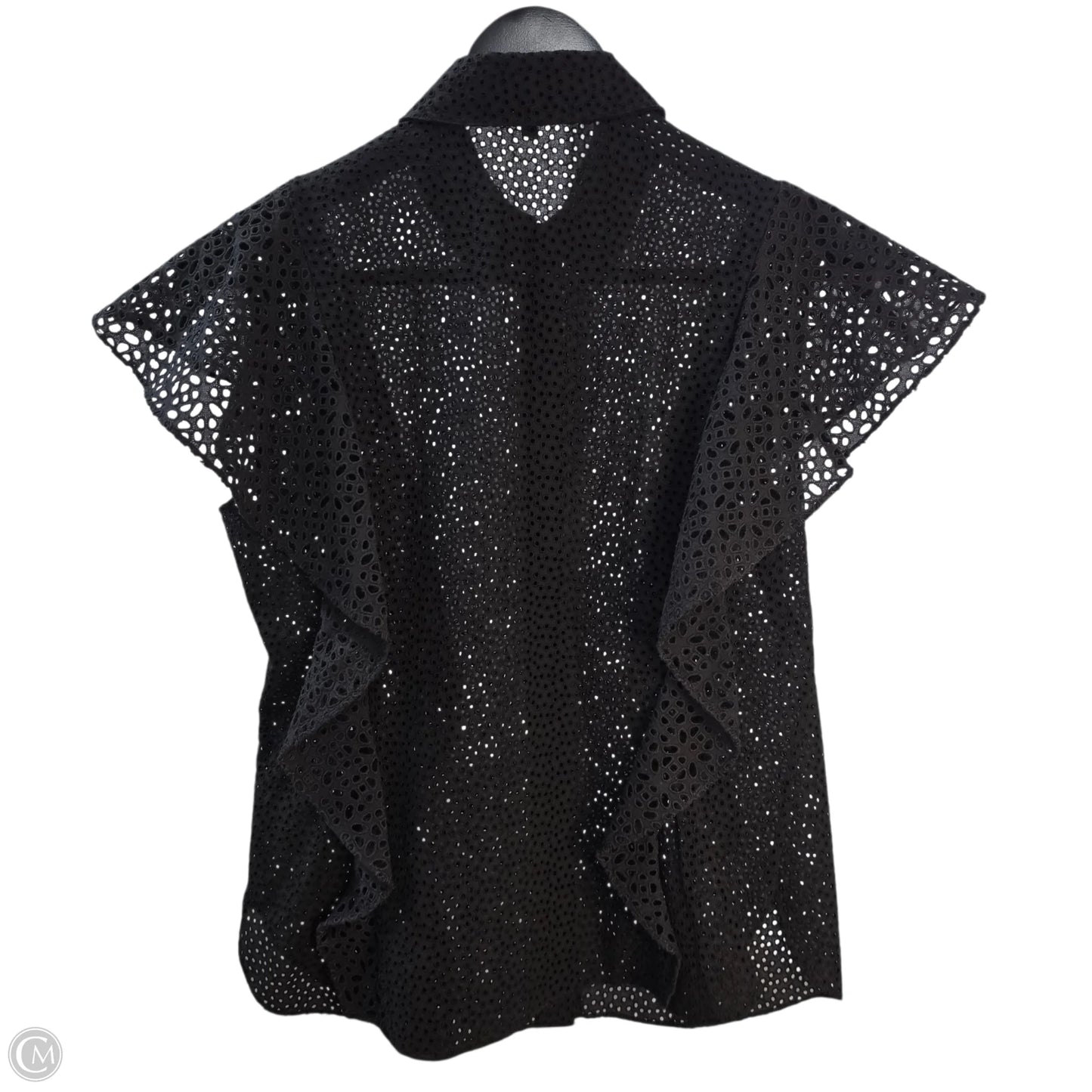 Top Short Sleeve Basic By Theory In Black, Size: S