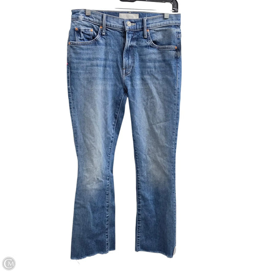 Jeans Straight By Mother In Blue Denim, Size: 2