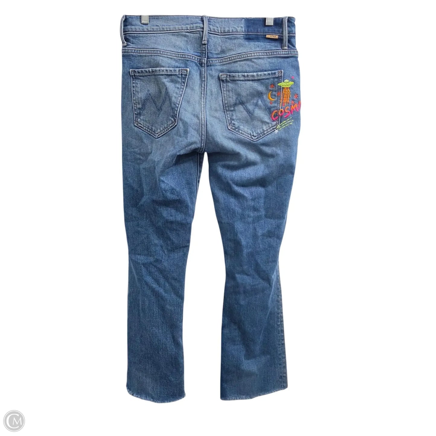 Jeans Straight By Mother In Blue Denim, Size: 2