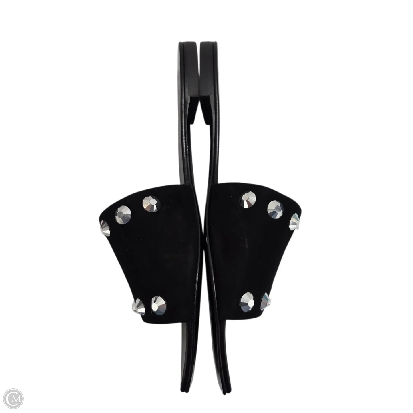 Sandals Designer By Giuseppe Zanotti In Black & Silver