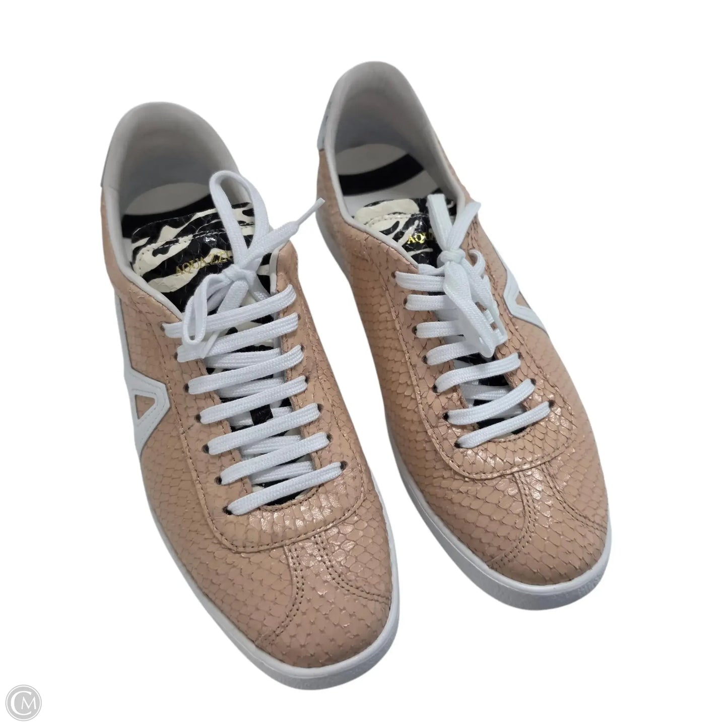 Shoes Designer By Aquazzura In Snakeskin Print