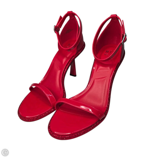 Shoes Heels Stiletto By Mix No 6 In Red, Size: 11