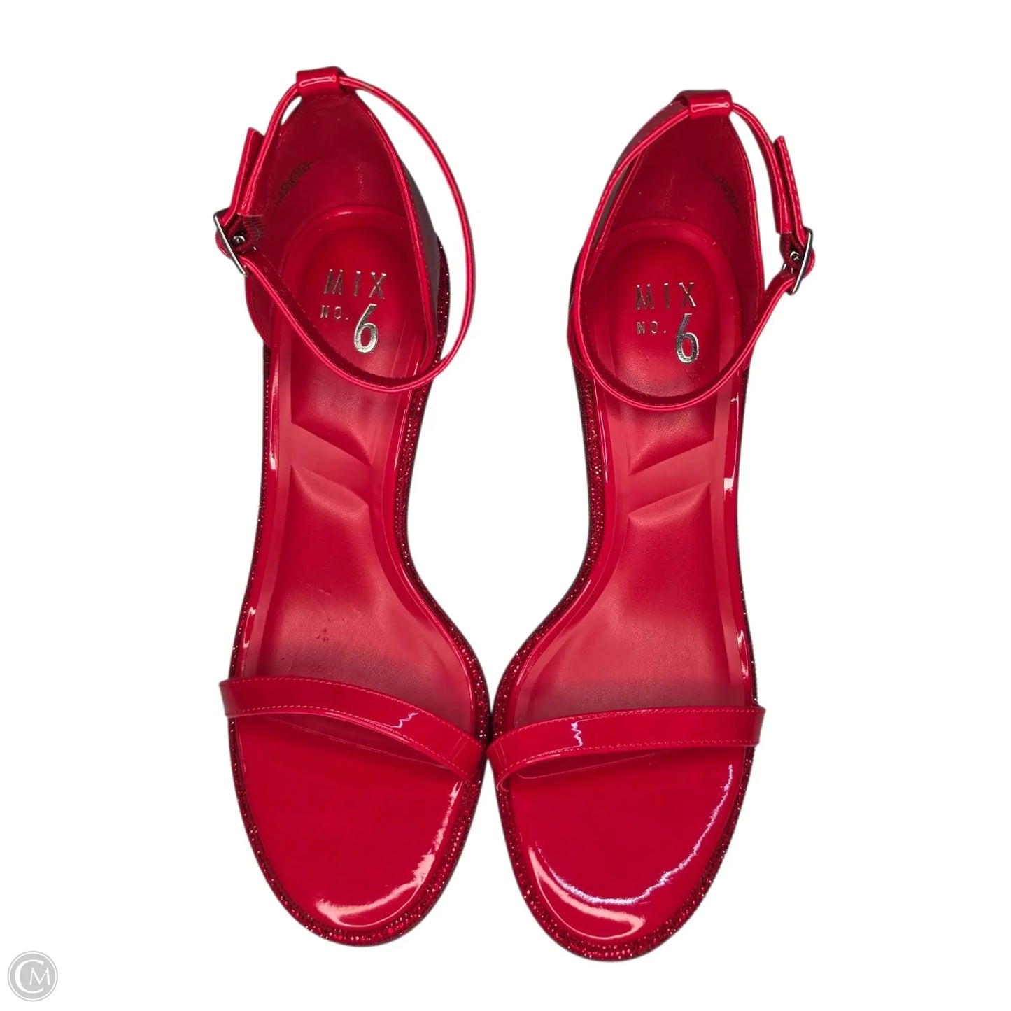 Shoes Heels Stiletto By Mix No 6 In Red, Size: 11