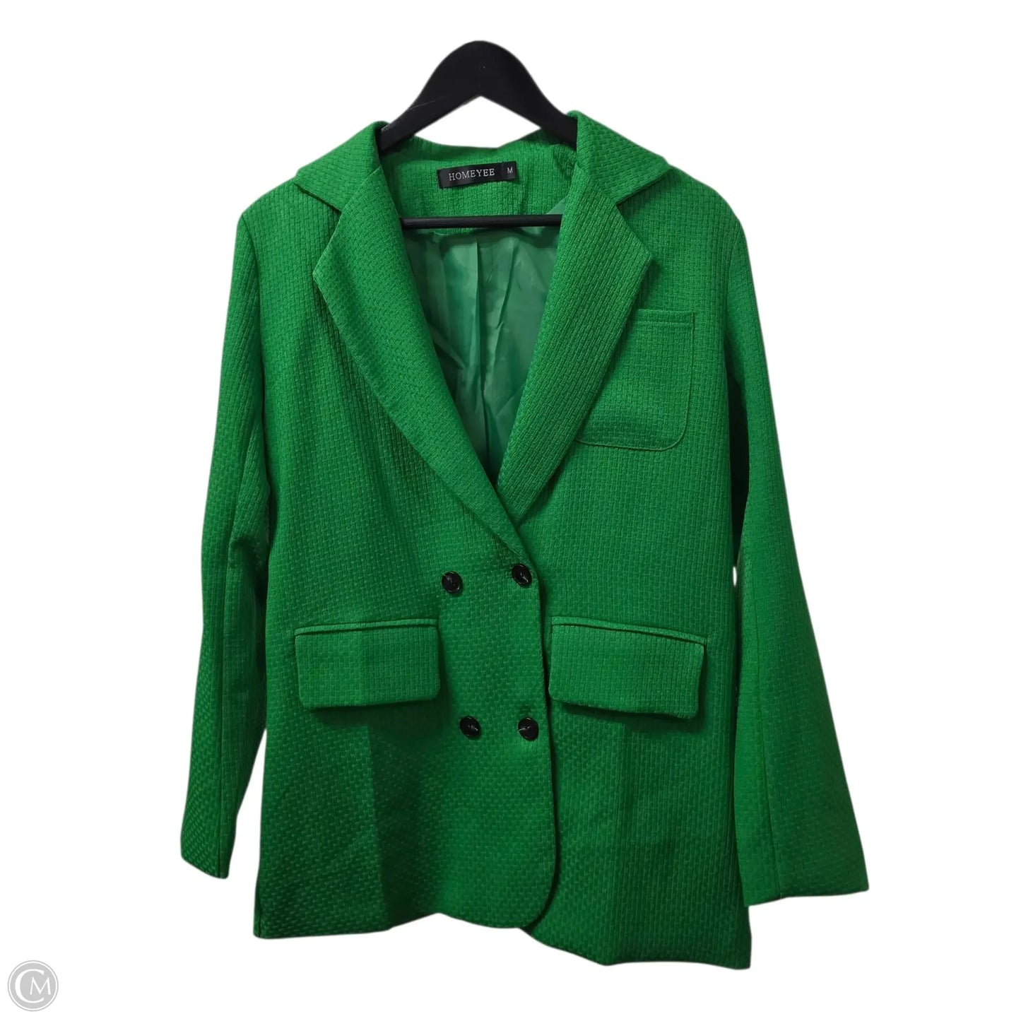 Blazer By Clothes Mentor In Green, Size: M