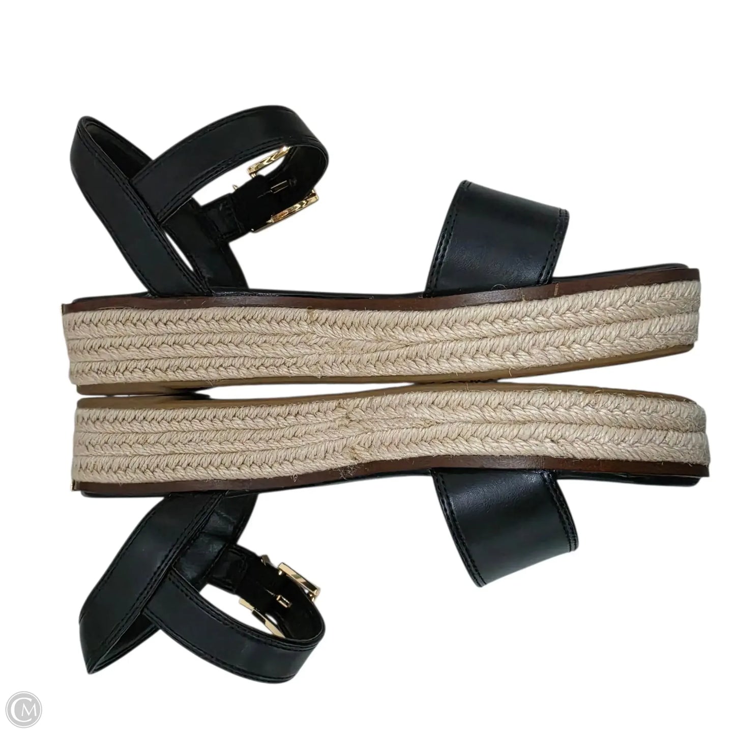 Sandals Flats By Michael By Michael Kors In Black, Size: 8