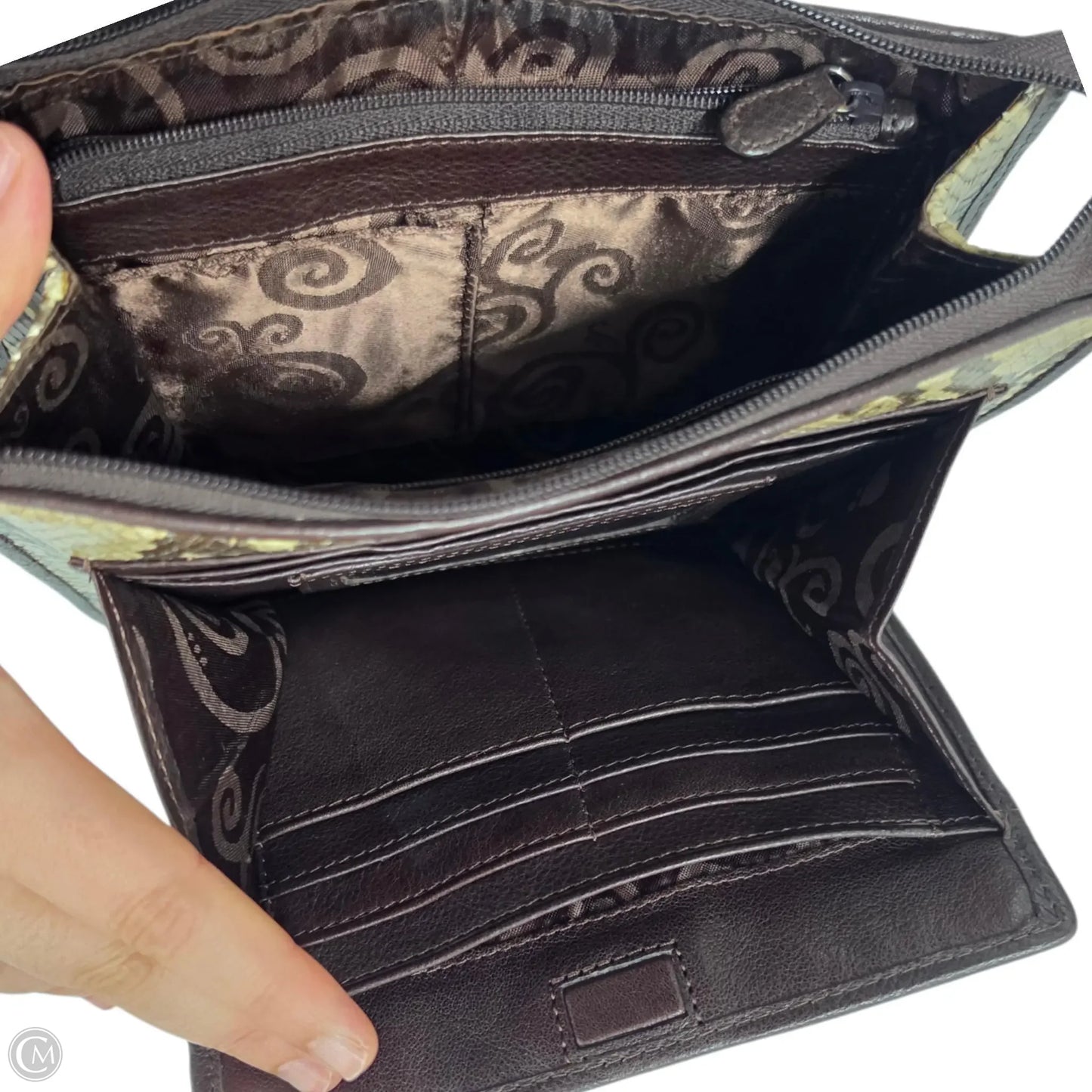 Handbag Leather By Brighton, Size: Small