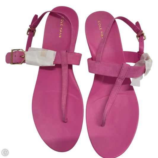 Sandals Flats By Cole-haan In Pink, Size: 11